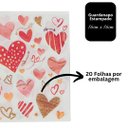 Ver imagem 6 de Kit Guardanapo Estampado Corações Branco e Vermelho 40 Folhas 16cm - Tuut