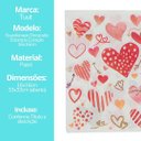 Ver mais imagens de Kit Guardanapo Estampado Corações Branco e Vermelho 40 Folhas 16cm - Tuut