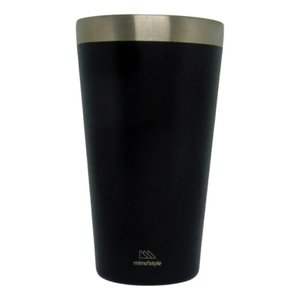 Copo térmico inox black p/cerveja 470ml mimo style