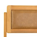 Ver imagem 3 de Cadeira Argos Assento e Encosto Caramelo Verniz Mel - 72697