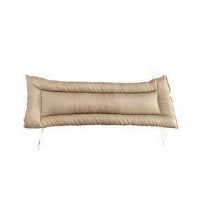 Almofada Futon 120 X 40 Cm para Cadeira e Banco Liso:bege