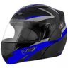 Capacete Escamotiavel Motocicleta Moto VPro Jet 2 Carbon Preto Motoqueiro (VPRO JET 2) Pro Tork V-PR - 2