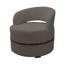 Ver imagem 2 de Conjunto 2 Poltronas Decorativa Luana Estofada Sala em Linho Cor: Grafite