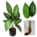 Ver imagem 4 de 1 Folhagem Artificial Comigo Ninguém Pode Arbusto Realista Decoração Premium Enfeite de Alto Padrão