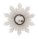 Ver imagem 1 de Espelho decorativo de parede redondo com moldura palitada Supernova Rose Gold
