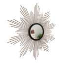 Ver imagem 2 de Espelho decorativo de parede redondo com moldura palitada Supernova Rose Gold