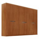 Ver imagem 2 de Guarda-Roupa Casal 100% MDF com 6 Portas e 6 Gavetas 273cm Multimóveis CR35541 Madeirado