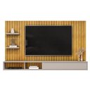 Ver mais imagens de Painel Quarto P/ Tv até 60 Pol Friz 179x108cm Freijo/off White - Dj Móveis