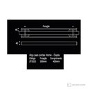 Ver imagem 3 de Puxador Zen Alça Dupla Home 40mm Preto