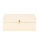 Ver imagem 1 de Caixa Decorativa em MDF com Revestimento em PU com Detalhe Dourado 28cm 20668 Mart