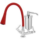 Ver imagem 1 de Torneira de Mesa com Filtro Tubo Color Vermelho 1/4 de Volta 6175 - 772307 - STOC