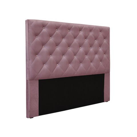 Cabeceira Cama Box Casal 140 Cm Tania Veludo S04 - D'Rossi Uva