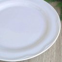 Ver imagem 4 de Jogo 12 Pratos Rasos 25cm Branco em Porcelana Germer Cottage Mesa Posta Almoço Jantar