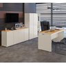 Conjunto de Escritório Office 3 Peças Mesa Balcão Armário Oslo - 1