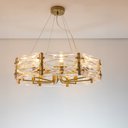 Ver imagem 1 de Lustre Pendente 68cm X 16cm Aria Bella Iluminação