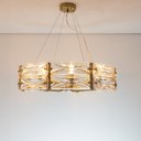 Ver imagem 4 de Lustre Pendente 68cm X 16cm Aria Bella Iluminação