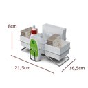 Ver imagem 2 de Suporte de Mesa para Sachês e Guardanapos - Stolf Branco