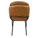 Ver imagem 4 de Kit 2 Cadeiras Nevada Denali Fratini Revestimento em Poliuretano (pu) Caramelo Base Aço Carbono