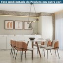 Ver imagem 7 de Kit 2 Cadeiras Nevada Denali Fratini Revestimento em Poliuretano (pu) Caramelo Base Aço Carbono