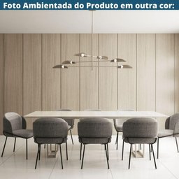 Kit 2 Cadeiras Nevada Denali Fratini Revestimento em Poliuretano (pu) Caramelo Base Aço Carbono - 8