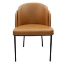 Ver imagem 2 de Kit 2 Cadeiras Nevada Denali Fratini Revestimento em Poliuretano (pu) Caramelo Base Aço Carbono