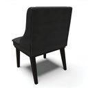 Ver imagem 5 de Kit 10 Cadeiras de Jantar Liz Veludo Preto Base Fixa Madeira Preto - D’Rossi
