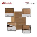Ver imagem 6 de Guarda Roupa Casal Riva Branco Amêndola Touch Flex com Espelho e Pés e Cômoda Astral 4 Gavetas Amênd