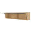Ver imagem 6 de Armário Aéreo Planejado Porta Basculante 120cm Nara CabeCasa MadeiraOriginals Marrom/Avena