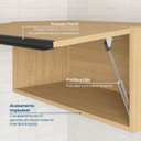 Ver imagem 5 de Armário Aéreo Planejado Porta Basculante 120cm Nara CabeCasa MadeiraOriginals Marrom/Avena