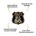 Ver imagem 5 de Placa Quadro Decoração Us Route 66 Trânsito Vintage Rota:route 66