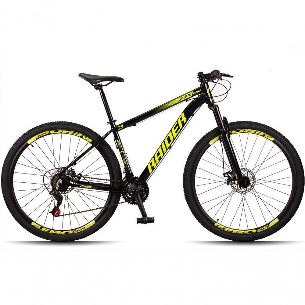 Bicicleta 29 Raider Z3x Pro 21v Preto+amarelo - 1