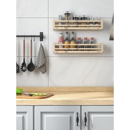 2 Unidades - Prateleira em Madeira para Cozinha - Selena - 1