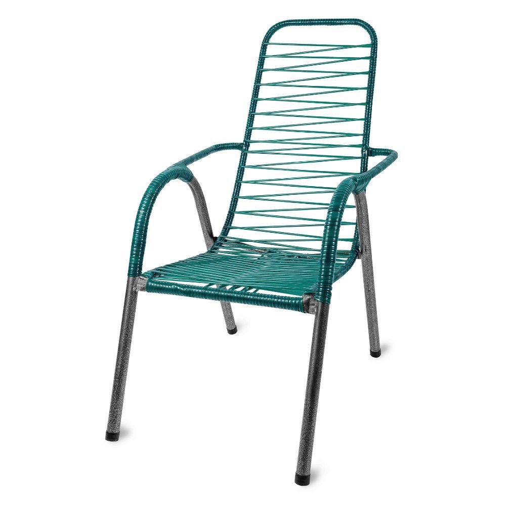 Cadeira de Area Externa Varanda Fio Reforçada Verde - 1