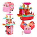 Ver imagem 4 de Brinquedo Conjunto Cozinha de Plástico com Acessórios Maleta Ônibus e Food Truck