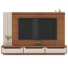 Painel Ripado para Tvs 75 Polegadas Imbaú Cinamomo Off White - 1