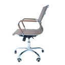 Ver imagem 3 de Conjunto 2 Cadeiras de Escritório Charles Eames Esteirinha Baixa Marrom