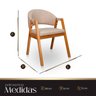 Kit 2 Poltrona Cadeira para Sala Madeira Maciça Kora - 6