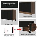 Ver mais imagens de Kit com Balcão e Armário Aéreo Multiuso 120cm Agata Madesa