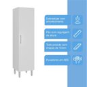 Ver imagem 5 de Armário Multiuso com Prateleiras MDP 45cm Branco