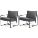 Ver imagem 2 de Poltrona Industrial, Decorativa, Sala e Recepção - Poltrona Flow - Kit 2