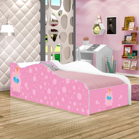 Mini Cama Like Diva Bailarina Infantil Com Colchão