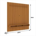 Ver imagem 2 de Painel Ripado para Tv até 75 Polegadas Intense com Nicho 229cm