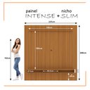 Ver mais imagens de Painel Ripado para Tv até 75 Polegadas Intense com Nicho 229cm