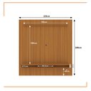 Ver imagem 2 de Painel Ripado para Tv até 75 Polegadas Intense com Nicho 229cm