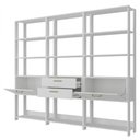 Ver imagem 2 de Armário de Lavanderia Multiuso MP5535 2 Portas 12 Prateleiras 219cm Branco Multimóveis