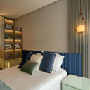 Ver imagem 4 de Kit 10 Cabeceiras Estofadas de Cama Box Comum Solteiro Modulada 1,00mx45cm