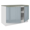 Ver imagem 6 de Balcão de Pia 120 cm 2 Portas Branco/Cinza Lux Madesa