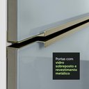 Ver mais imagens de Balcão de Pia 120 cm 2 Portas Branco/Cinza Lux Madesa