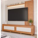 Ver imagem 1 de Estante para TV e Home Theater Ripado para TV até 85 Polegadas 100% MDF 228cmx212,5cm Muxarabi Marrocos