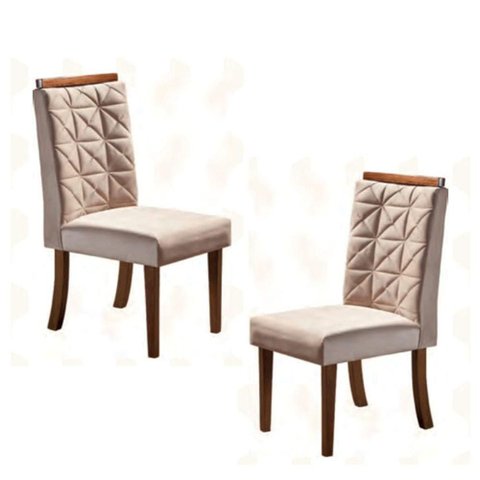 Cadeiras para Mesa de Jantar Estofada - Verona - Art Salas